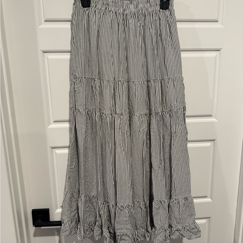 American Eagle Outfitters Striped Maxi Skirt